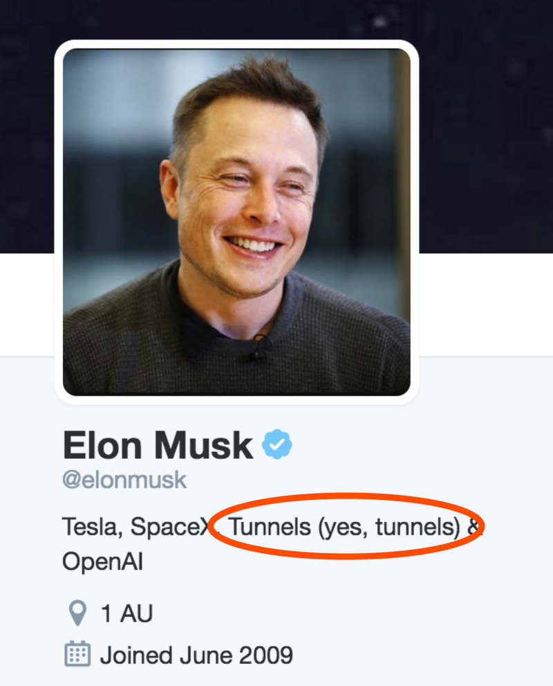 Illustration for article titled Elon Musk Got Sick Of Traffic And Decided To Build Underground Tunnels For It